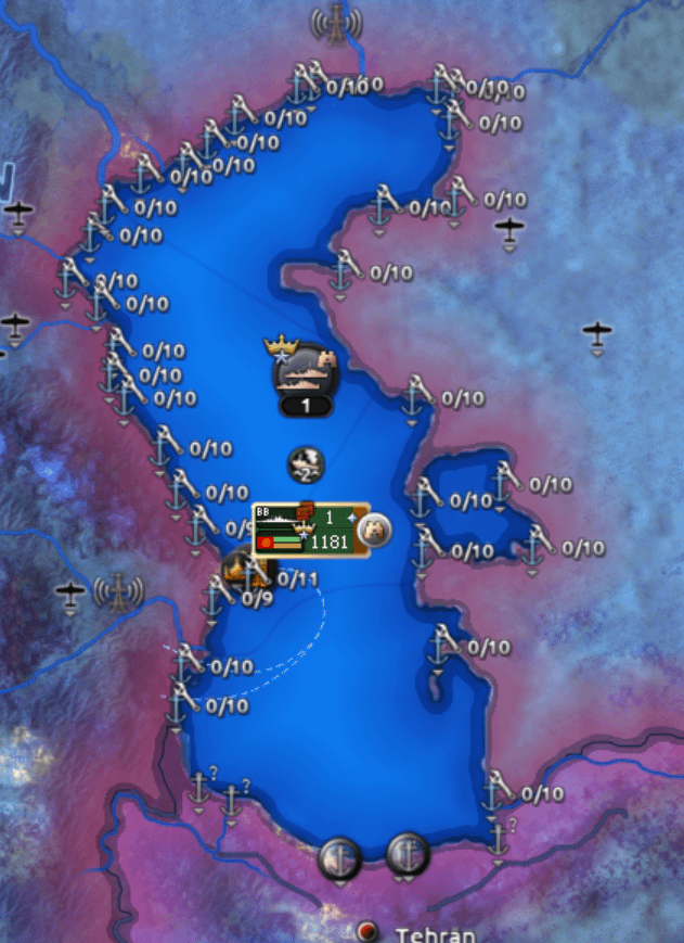 世界征服を祝ったカスピ海での大規模海戦、その戦力と戦略とは？ | Hearts of Iron IV - 1