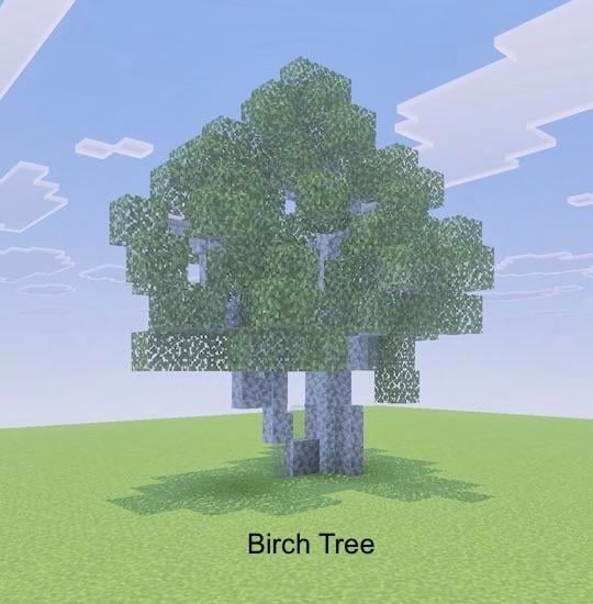 マイクラのバニラ全木をリアルに再現！石材も使った独自ツリー建築が話題に | Minecraft - 3
