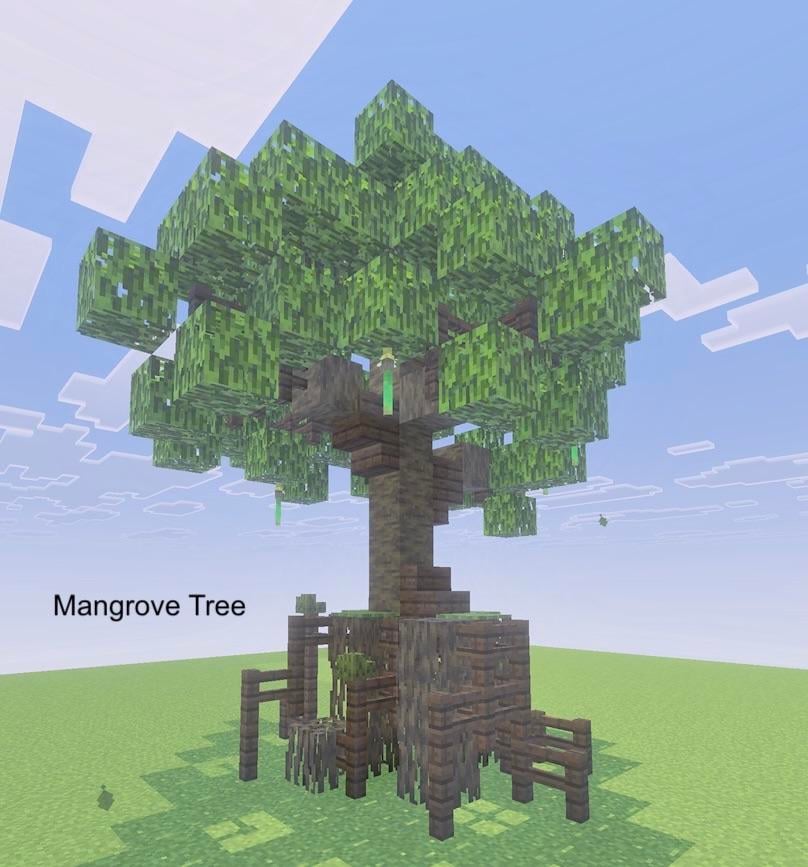 マイクラのバニラ全木をリアルに再現！石材も使った独自ツリー建築が話題に | Minecraft - 7